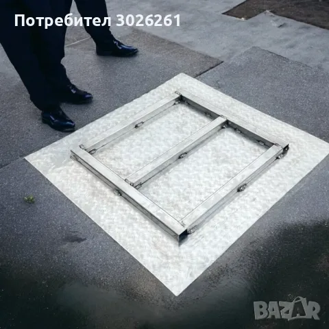 Алуминиев капак за шахта, снимка 2 - ВИК - 49904776