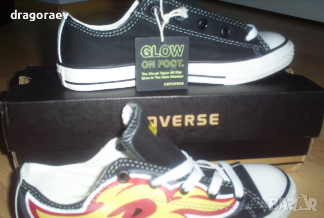 Нови Converse All Star Glow, оригинал, снимка 3 - Кецове - 37503205