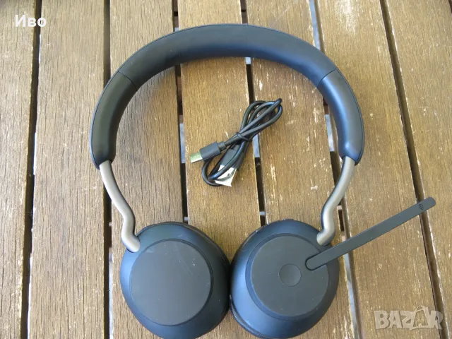Професионални безжични слушалки Jabra Evolve2 65 Stereo (Черни), снимка 6 - Bluetooth слушалки - 55805065