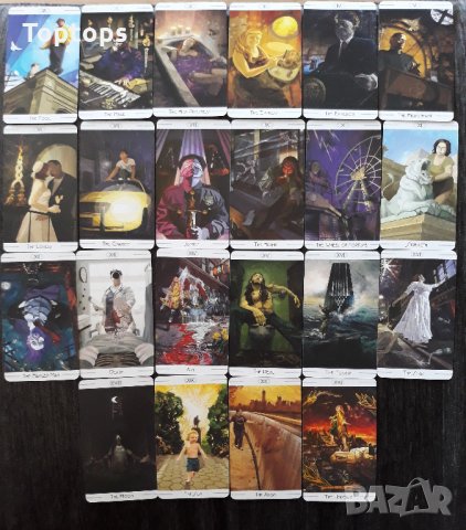 78 съвременни таро карти: Urban Tarot & Pagan Tarot & Spacious Tarot, снимка 8 - Други игри - 33814085