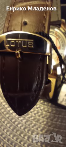 Часовник Lotus 18216/3 Gentleman Multifunction Brown Leather, снимка 5 - Луксозни - 38515532