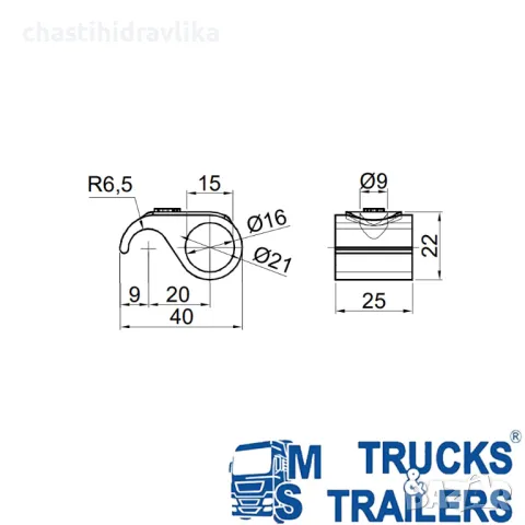 Елемент за долно отваряне на капак 15164980, снимка 2 - Части - 48768948