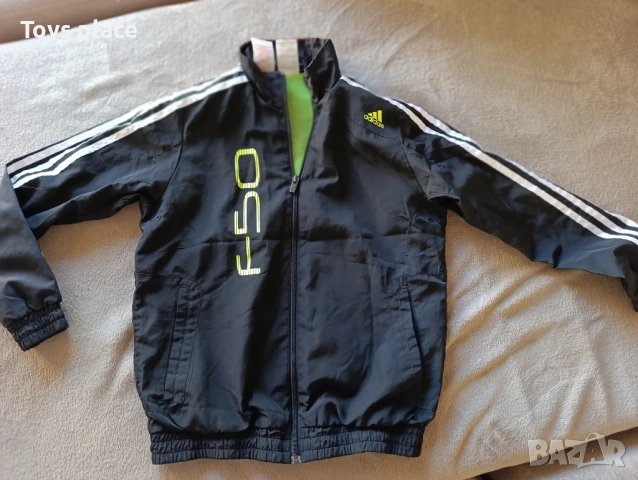 152 Adidas горнище, яке, суичър, ветровка Адидас 11/12г , снимка 2 - Детски анцузи и суичери - 52171847