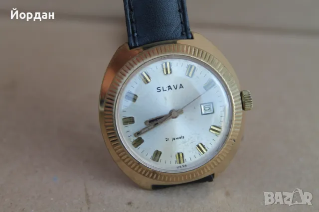 СССР мъжки часовник ''Слава'', снимка 10 - Антикварни и старинни предмети - 50195004