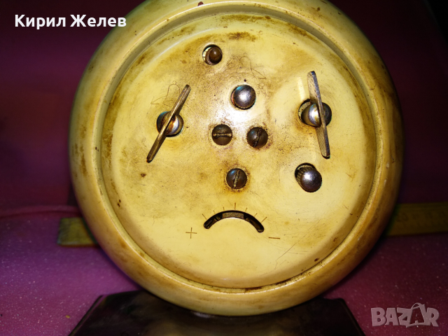 SHANGHAI CHINA Стар РЯДЪК КОЛЕКЦИОНЕРСКИ РЕТРО МЕХАНИЧЕН КИТАЙСКИ БУДИЛНИК ШАНХАЙ 30792, снимка 4 - Антикварни и старинни предмети - 44548936