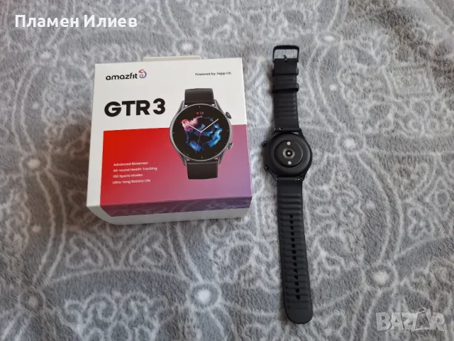 Amazfit GTR 3 Thunder Black, снимка 3 - Смарт гривни - 49421746