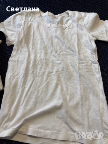 Бели тениски 4+1, снимка 6 - Детски тениски и потници - 51943367