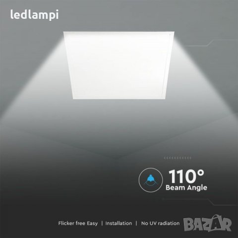 LED Панел 36W 600 x 600mm 120Lum/W 6500K, снимка 3 - Лампи за таван - 42511004