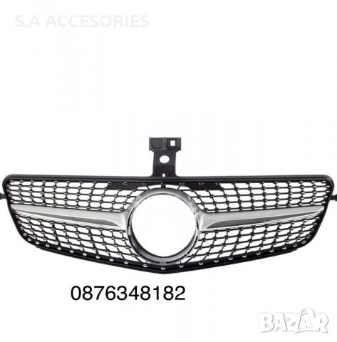 Предна решетка Диамант Mercedes-Benz W204 08-13г, снимка 2 - Аксесоари и консумативи - 38139951
