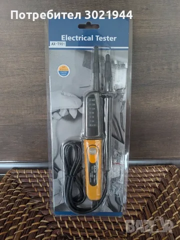Нов двуполюсен тестер / Волтметър за напрежение AXIO MET AX-T901 (6-400V AC/DC)