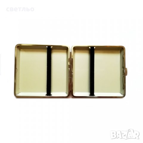 Метална табакера за цигари Париж 84 мм, снимка 3 - Табакери - 35095082