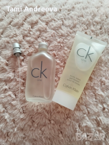 Calvin Klein тоалетна вода и лосион , снимка 3 - Дамски парфюми - 52718397
