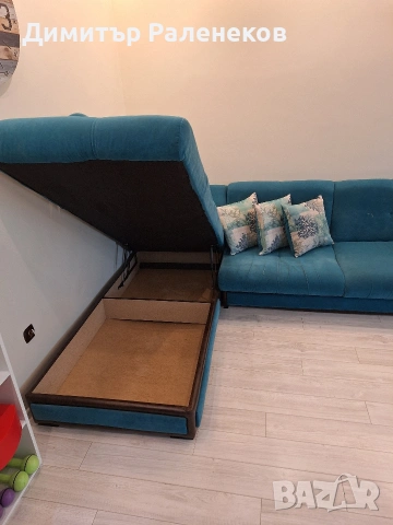Ъглов диван - Ъглова холова гарнитура, снимка 6 - Дивани и мека мебел - 54339757