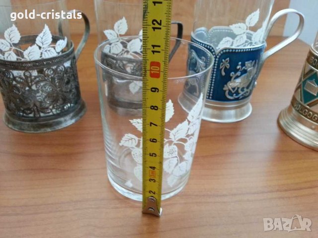 Руски термо чаши за чай за стакани подтакани, снимка 11 - Антикварни и старинни предмети - 31060426