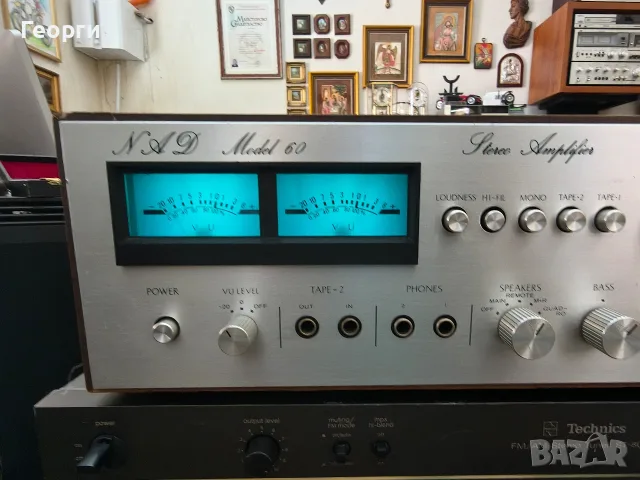 Усилвател NAD Model 60, снимка 5 - Ресийвъри, усилватели, смесителни пултове - 55768702