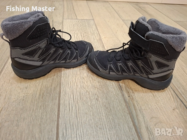 Детски Зимни Обувки Salomon Shoes Xa Pro V8 Winter Cswp J Black/Phan , снимка 5 - Детски маратонки - 52071790