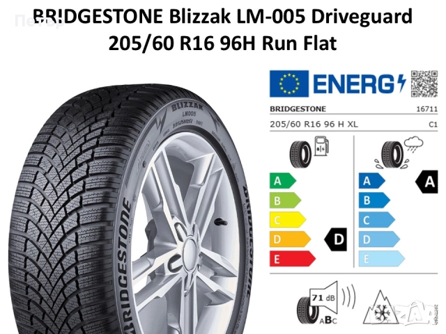 BRIDGESTONE Blizzak LM-005 205/60 R16