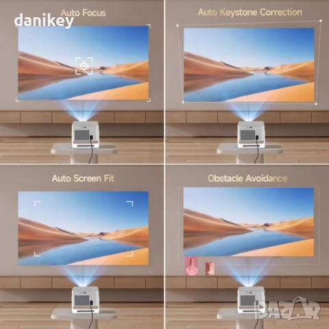 Нов проектор Magcubic HY350MAX – мощен, компактен, идеален за дома, снимка 7 - Плейъри, домашно кино, прожектори - 52921087