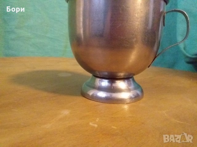 Чаша неръждавейка БДС от стария материал, снимка 4 - Чаши - 31737839