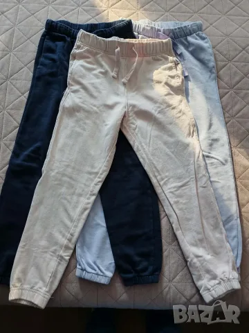 Лот за момиче 128-134 см: 3 долнища (H&M, Bekkin) + блузка, снимка 3 - Детски панталони и дънки - 56125345