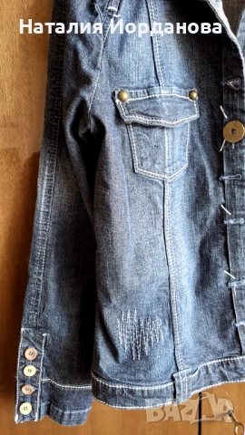 Дамско дънково яке , снимка 3 - Якета - 54246561