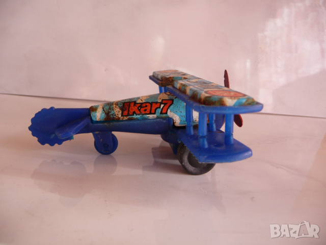 Ikar 7 стара играчка самолетче SP-PBK самолет крила перка, снимка 4 - Колекции - 44519125