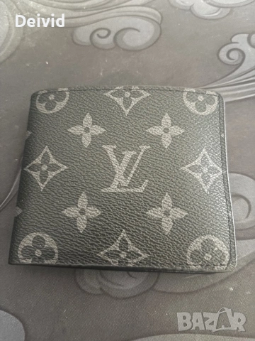 Портмоне Louis Vuitton + подарък часовник Q&Q