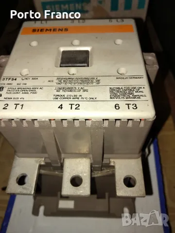 Нов контактор SIEMENS 3TF 54 -300A, снимка 2 - Резервни части за машини - 48431958