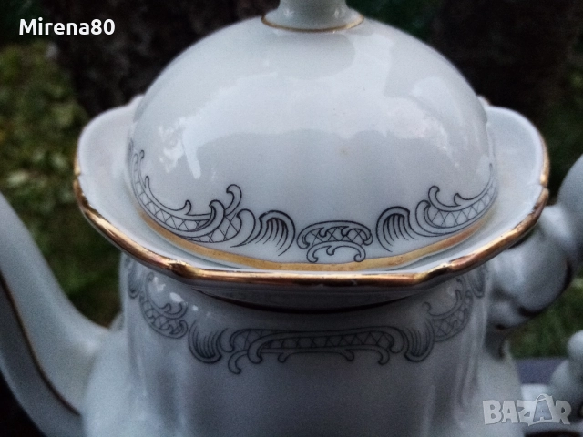 Баварски чайник-столетник, снимка 4 - Антикварни и старинни предмети - 52155437