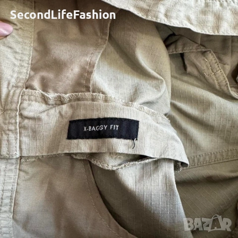 Мъжки карго панталон Pelle Pelle Vintage, размер W38 L34, цвят каки, снимка 2 - Панталони - 53101887