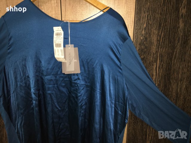 Маркова блуза Samoon 4XL, снимка 2 - Блузи с дълъг ръкав и пуловери - 29289067