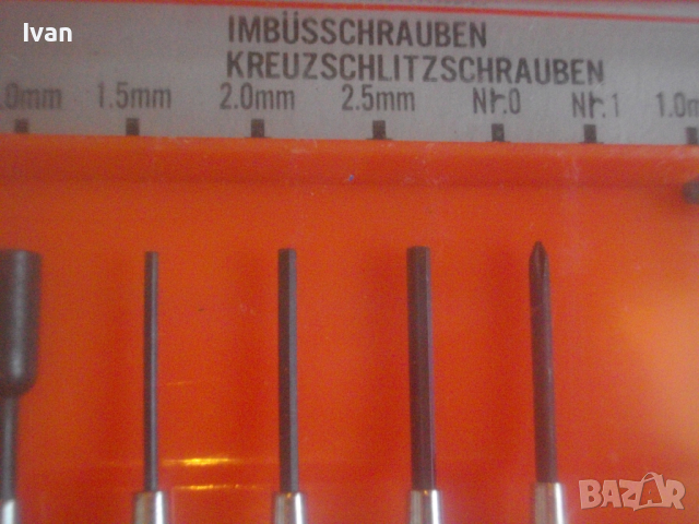 Нов Немски Комплект Ръчни Специализирани Микро/Мини Отвертки 21 бр. за Микроелектроника, снимка 6 - Отвертки - 44650654