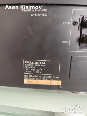 palladium nsa7000, снимка 7 - Ресийвъри, усилватели, смесителни пултове - 50431196