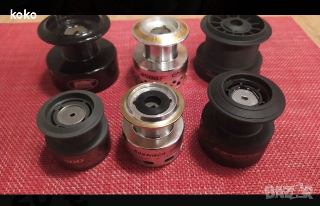 Бобини шпула за риболовна макара Shimano Okuma , снимка 8 - Макари - 39966761