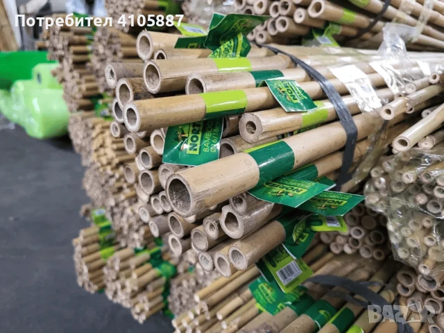 Бамбукови Колчета за Укрепване на Домати - Естествени и Здрави