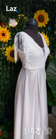 бюджетна сватбена булчинска рокля, снимка 4 - Сватбени рокли - 37960055