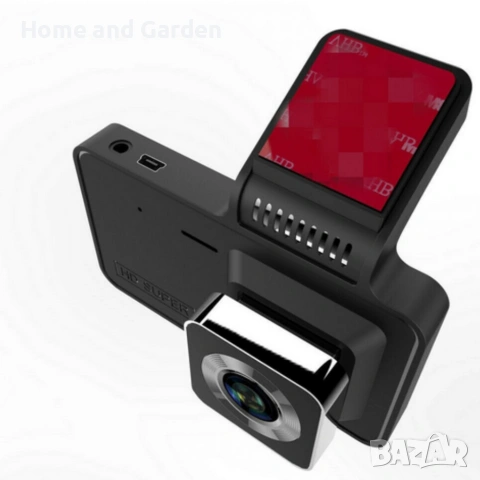 Видеорегистратор DUAL LENS FULL HD 1080 с 3 камери и нощно виждане, снимка 3 - Друга електроника - 53947813