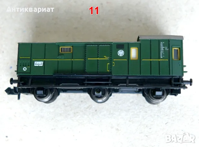 Товарни и пътнически вагони N (1:160) - от 9 до 12, снимка 11 - Колекции - 49365656