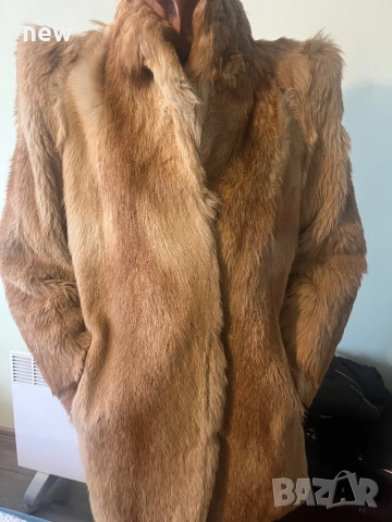 Палто естествен косъм от лисица