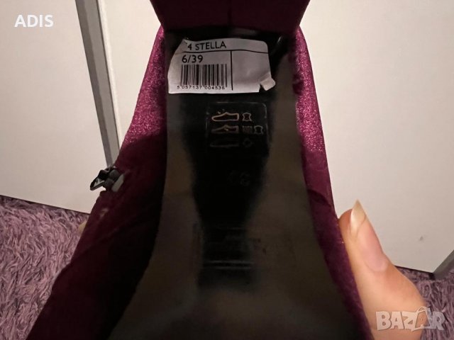 Чизми високи ботуши над коляно Mercary /велвет кралско лилаво 38 /39/нови, снимка 11 - Дамски ботуши - 38977675