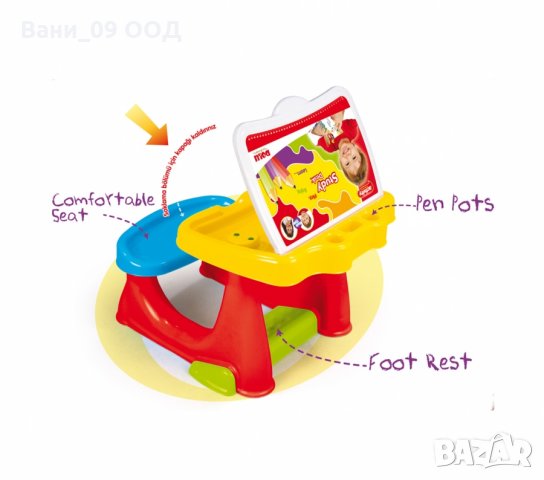 Mултифункционален детски чин-маса,със столче, снимка 4 - Играчки за стая - 31280112