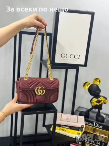 Gucci Дамска Чанта Гучи - Налични Различни Цветове Код A632, снимка 7 - Чанти - 50588458