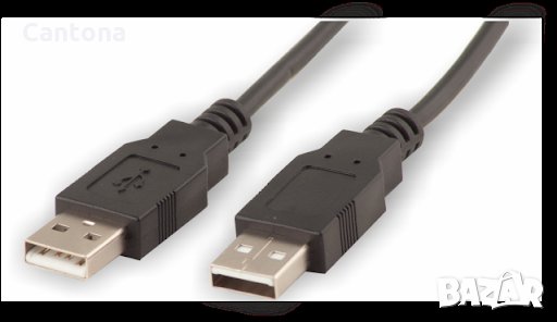 USB 2.0 cable A-A M/M, 1,5 m, снимка 1 - Кабели и адаптери - 13163441