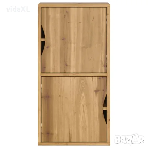 vidaXL Страничен шкаф ODDA 40x24x79 cm масивна дървесина бор, снимка 5 - Бюфети - 56147525