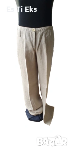 Ленен панталон с права кройка / складова цена /, снимка 4 - Панталони - 54287519