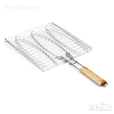 Скара за барбекю за риба Muhler, 27x26.5x50.5cm
