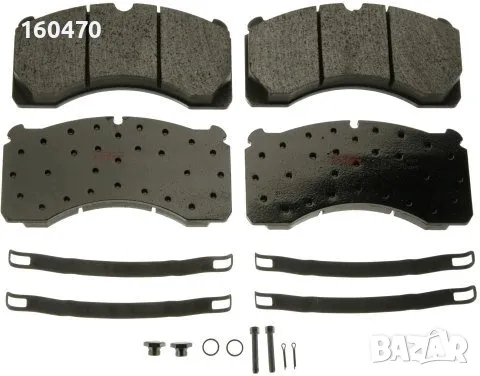 накладки дискови  РЕМАРКЕ ОСИ ROR WWA No -29124, снимка 2 - Части - 49739837