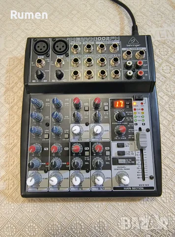 Mixer Behringer Xenyx 1002FX, снимка 7 - Други - 56060763