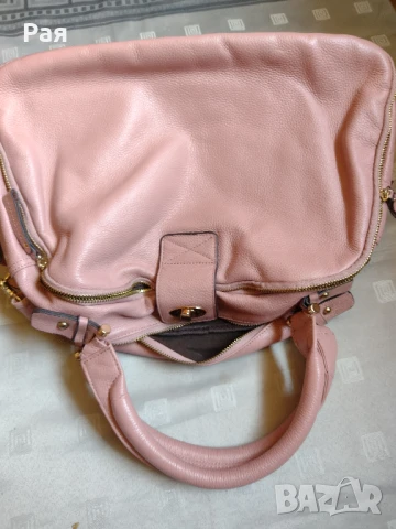 Кожена дамска чанта, снимка 8 - Чанти - 50665222