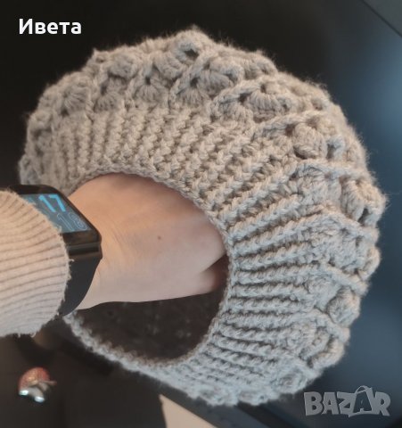 Плетена шапка, снимка 2 - Шапки - 39544658
